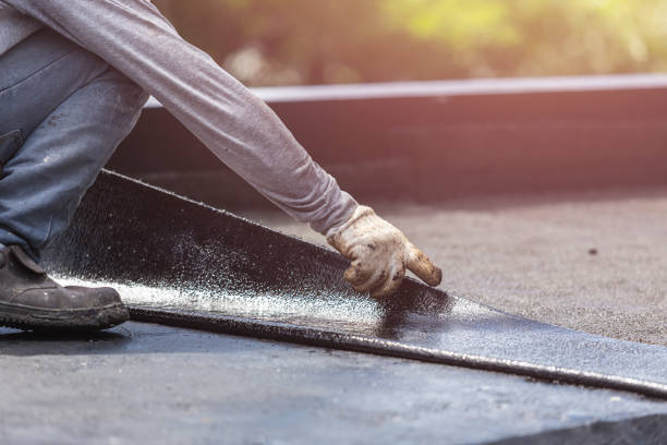 Professional Waterproofing technician working in Annandale, VA